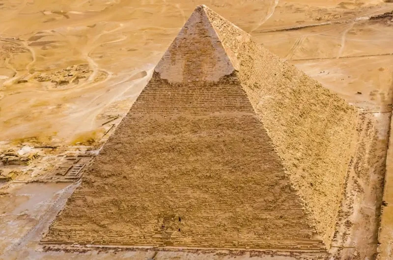 صورة جوية لهرم الملك (خع-ف-رع)
